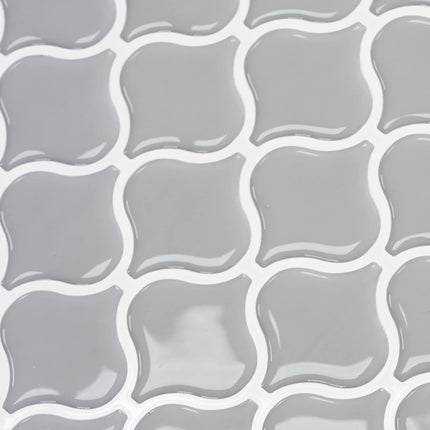 Lanturn Flise 10 pcs Grå 27 x 27 cm Polyurethan og PET