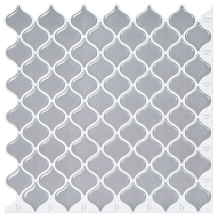 Lanturn Flise 20 pcs Grå 27 x 27 cm Polyurethan og PET