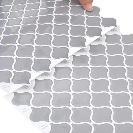 Lanturn Flise 50 pcs Grå 27 x 27 cm Polyurethan og PET