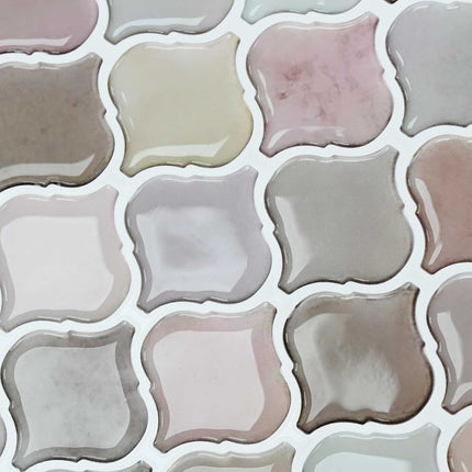 Lanturn Flise 10 pcs Beige 27 x 27 cm Polyurethan og PET