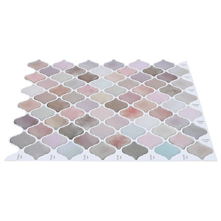 Lanturn Flise 10 pcs Beige 27 x 27 cm Polyurethan og PET