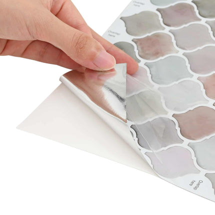 Lanturn Flise 50 pcs Beige 27 x 27 cm Polyurethan og PET