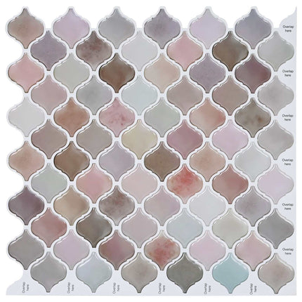 Lanturn Flise 50 pcs Beige 27 x 27 cm Polyurethan og PET