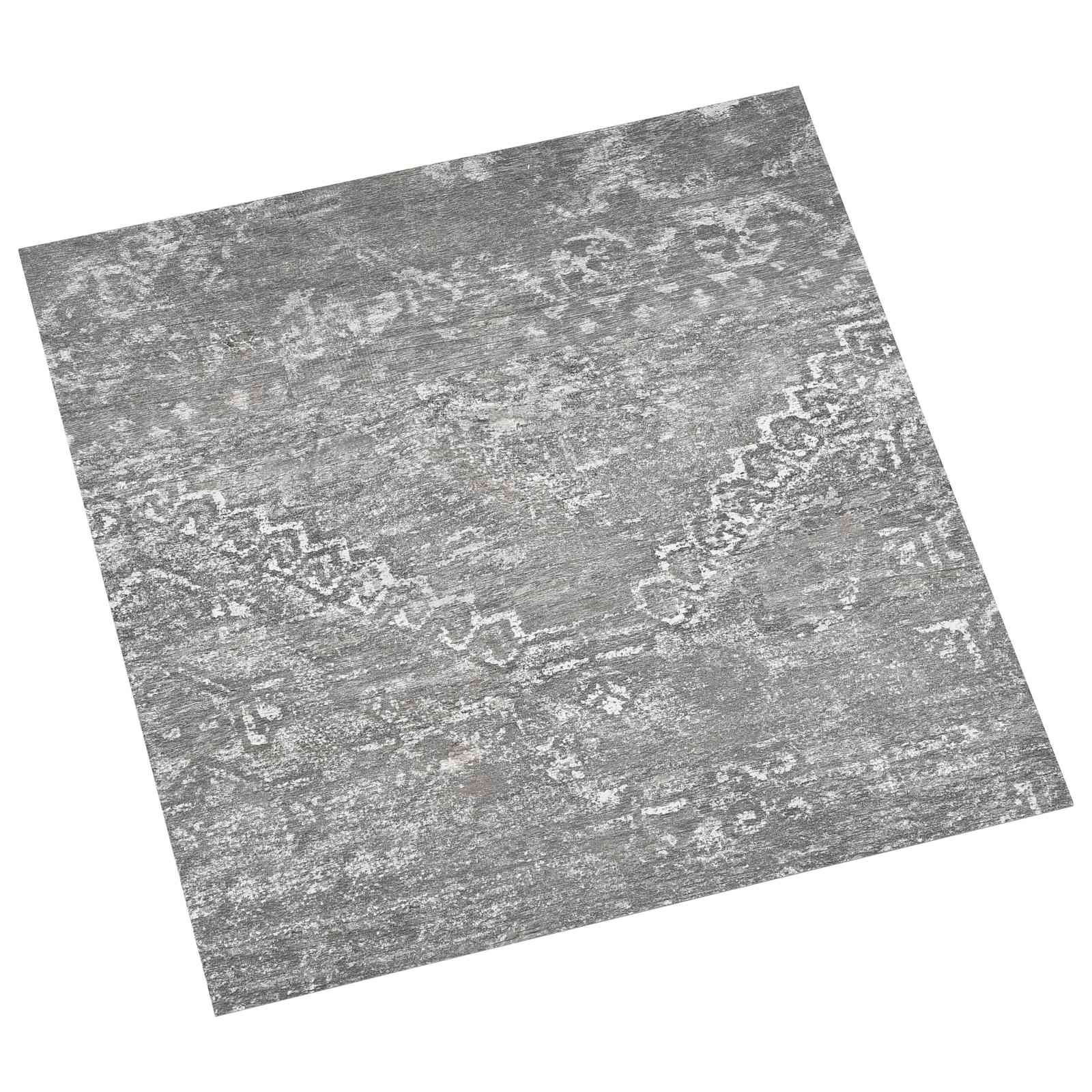 Selvklæbende Gulvplanker 30,5 x 30,5 cm 20 pcs PVC Betongrå