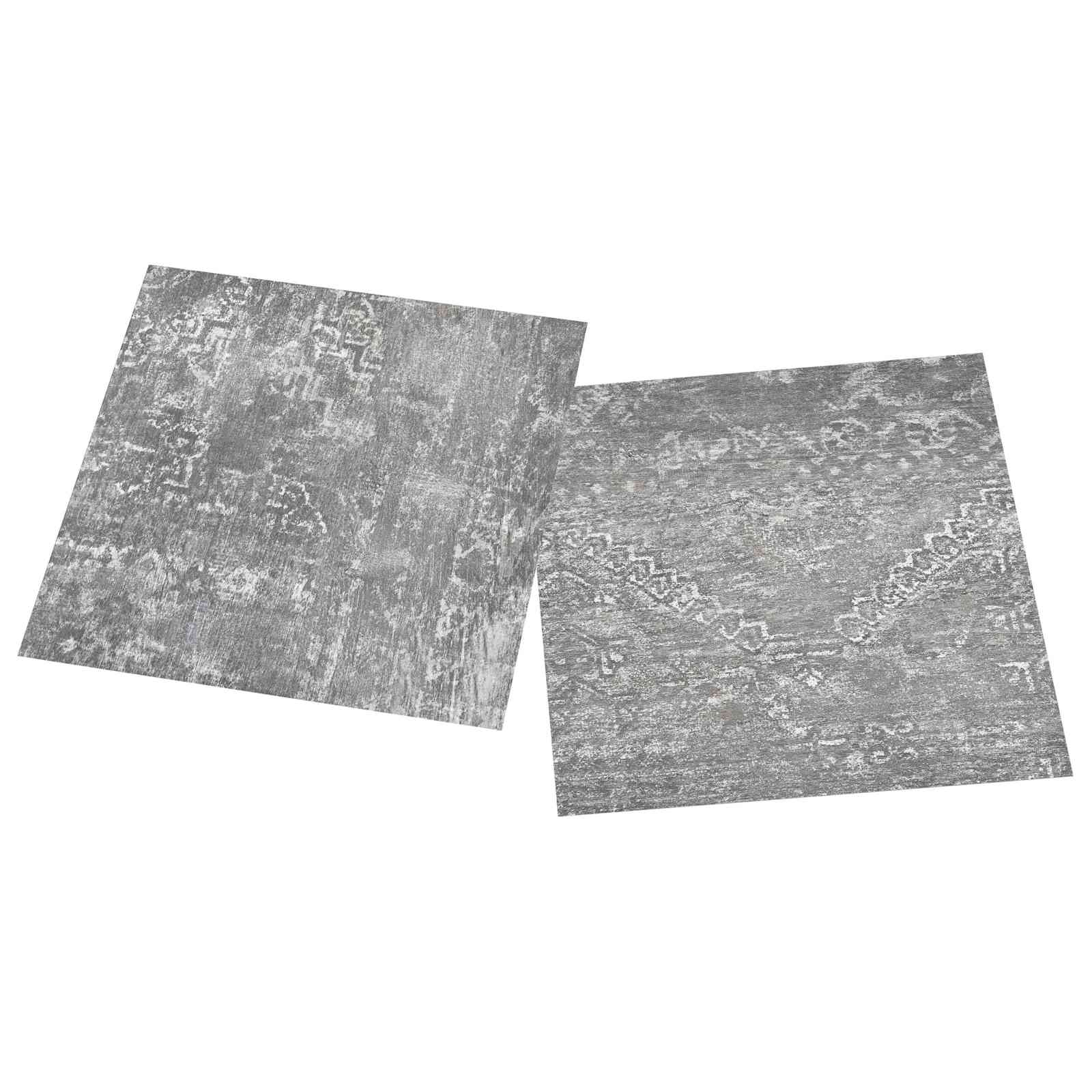 Selvklæbende Gulvplanker 30,5 x 30,5 cm 20 pcs PVC Betongrå