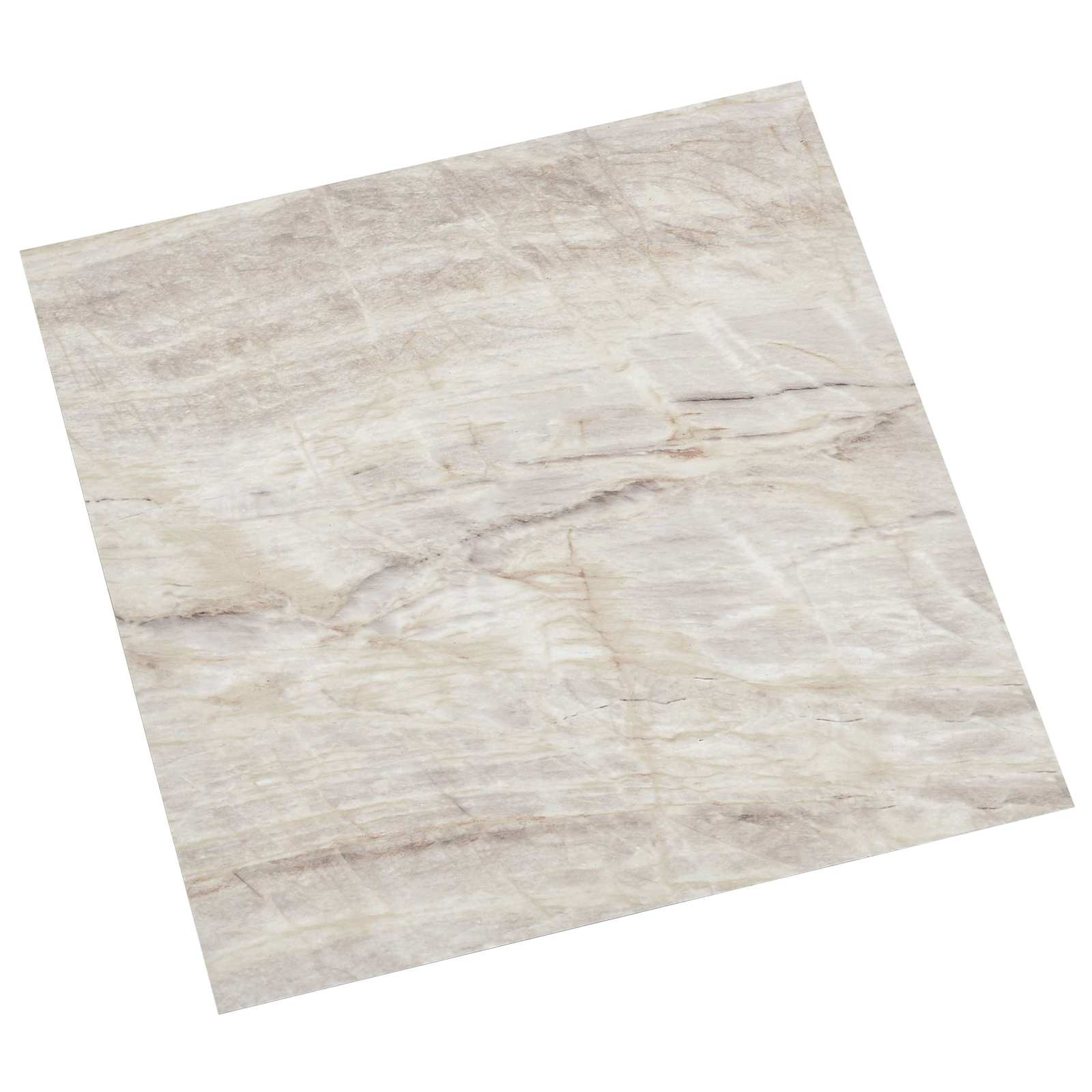 Selvklæbende Gulvplanker 30,5 x 30,5 cm 20 pcs PVC Beige