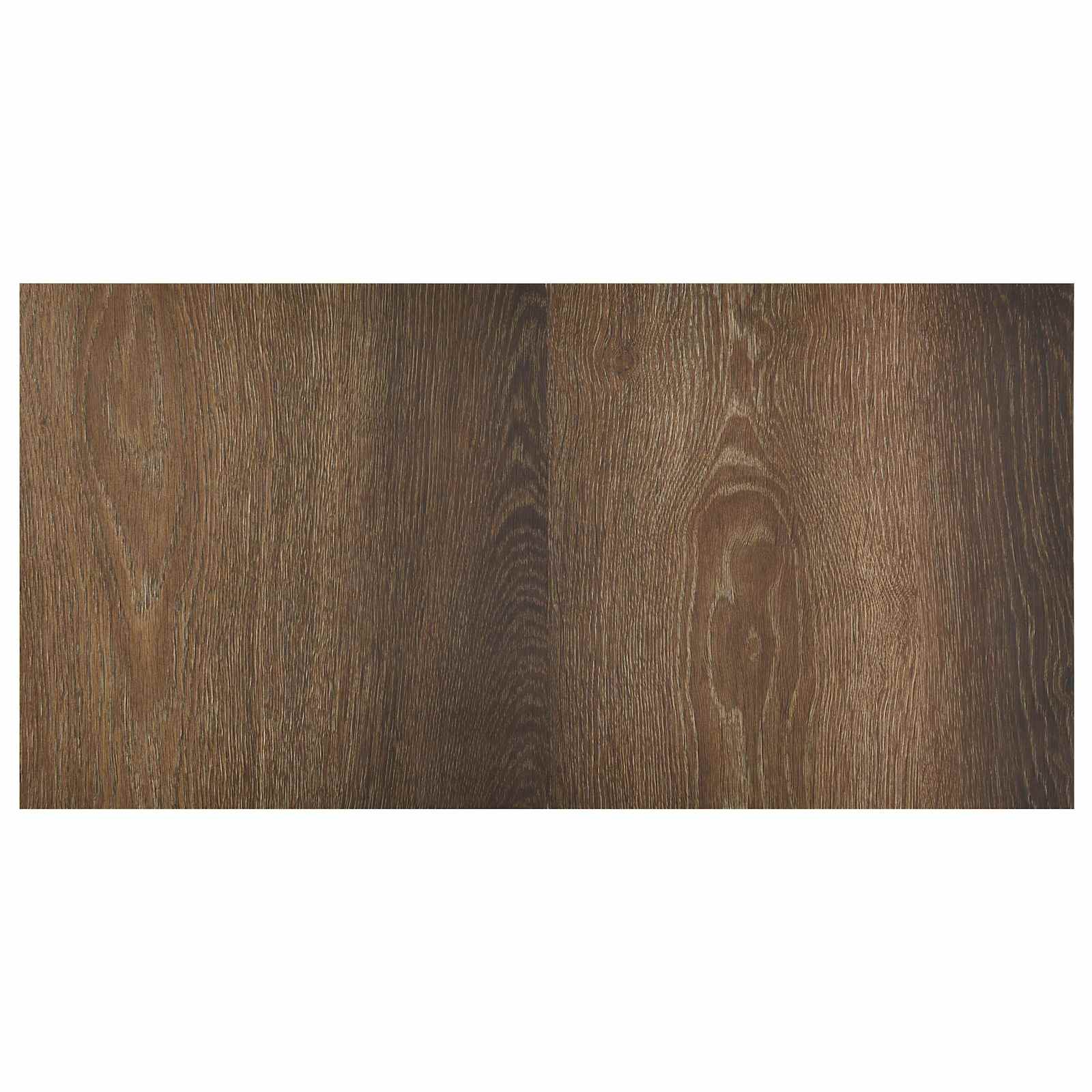 Selvklæbende Gulvplanker 30,5 x 30,5 cm 20 pcs PVC Brun og sort