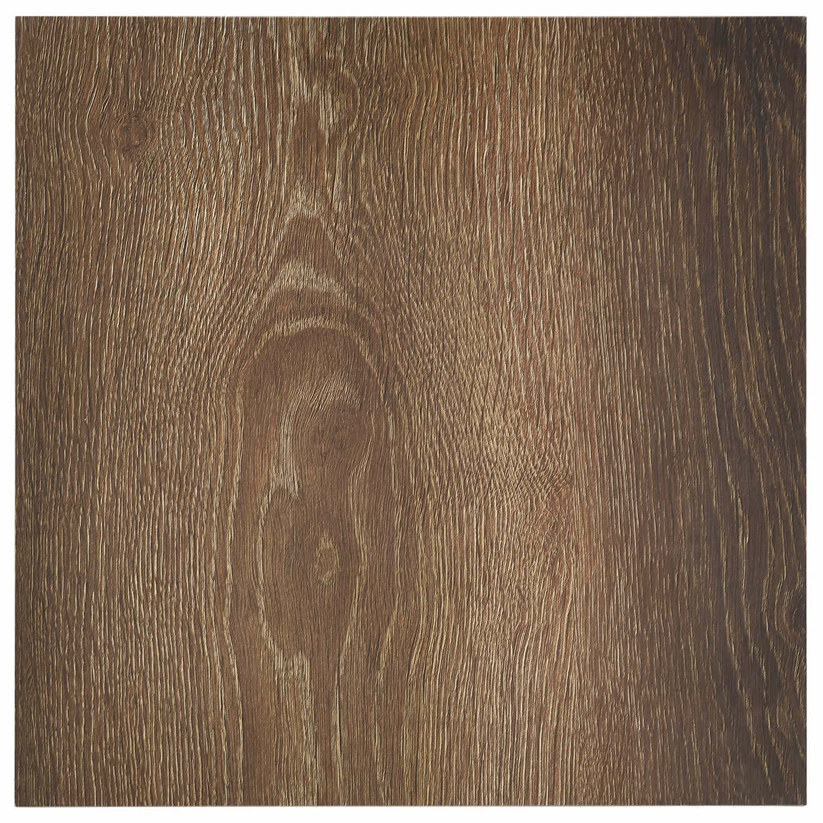 Selvklæbende Gulvplanker 30,5 x 30,5 cm 20 pcs PVC Brun og sort
