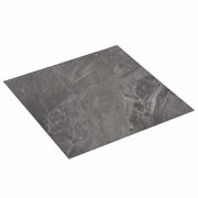 Selvklæbende Gulvplanker 30,5 x 30,5 cm 20 pcs PVC Sort