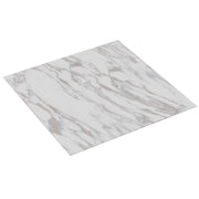 Selvklæbende Gulvplanker 30,5 x 30,5 cm 20 pcs PVC Hvid og brun
