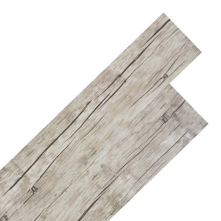Selvklæbende PVC Plankegulve 30,5 x 61 cm 28 pcs PVC Vasket Eg