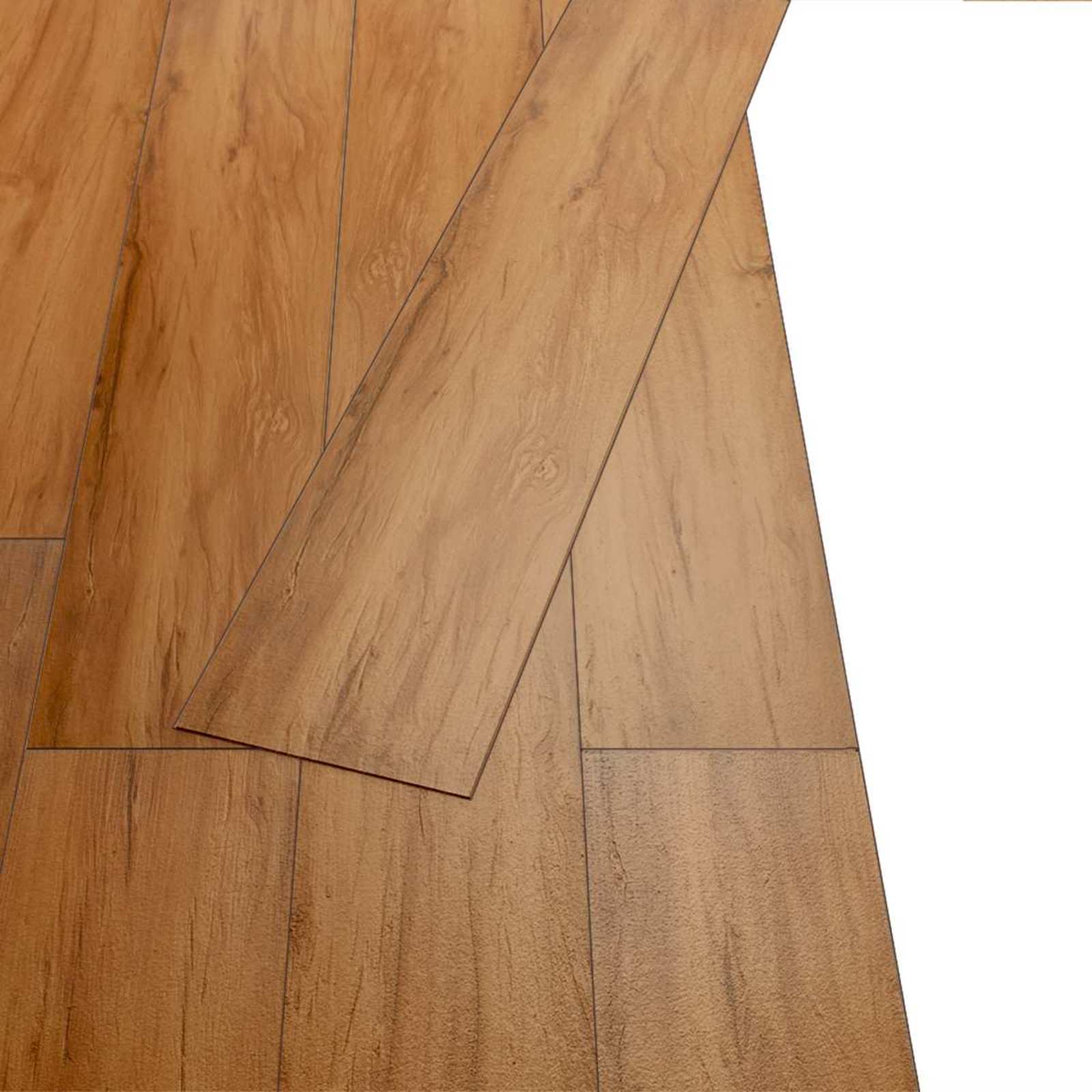 Selvklæbende PVC Plankegulve 30,5 x 61 cm 28 pcs PVC Elm Natur