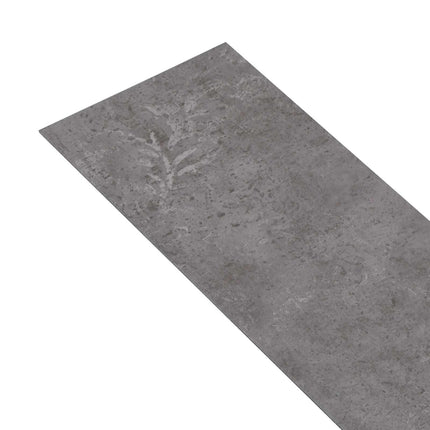 Selvklæbende PVC Plankegulve 30,5 x 61 cm 28 pcs PVC Betongrå