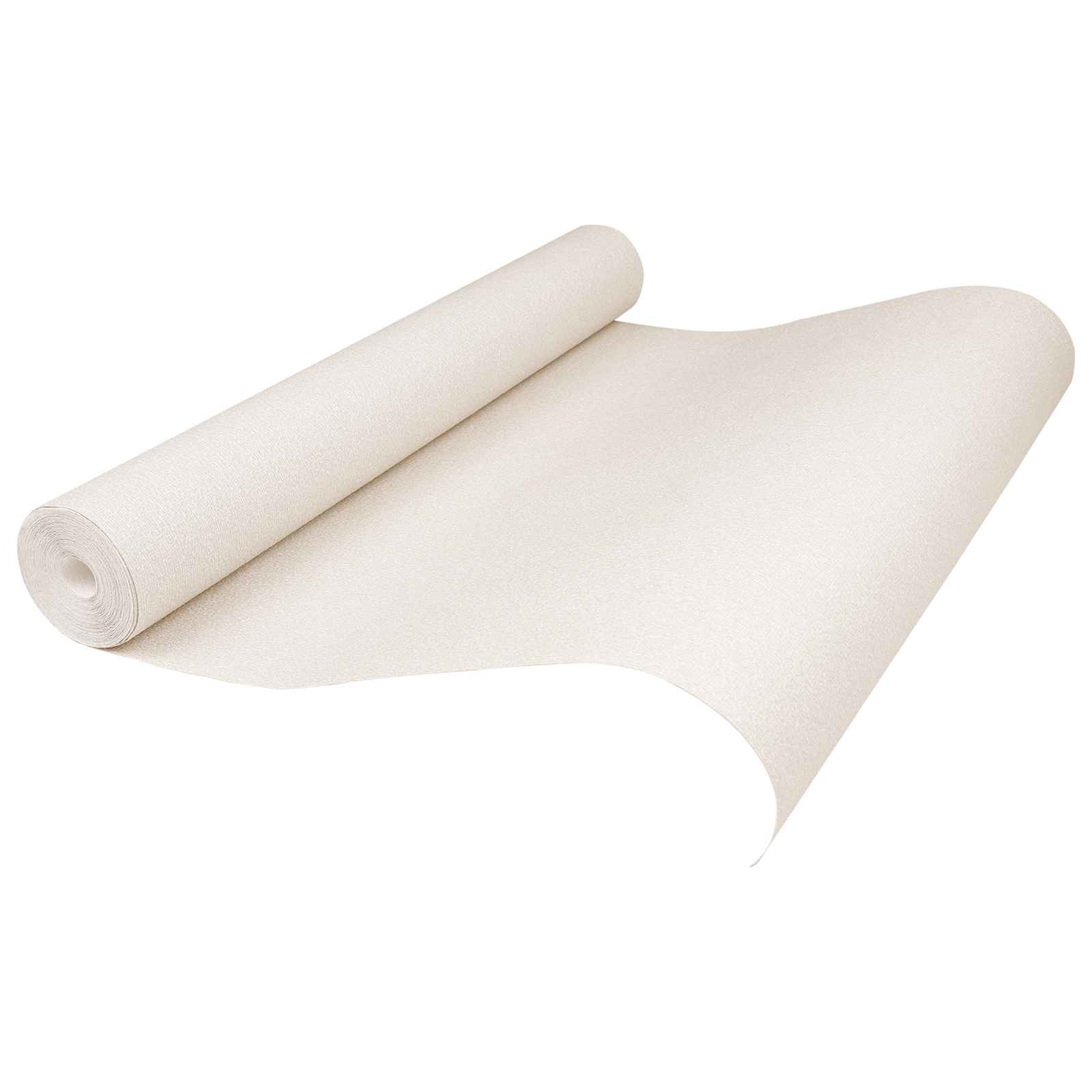 3D solid tapet Stribet Cremefarvet 10 x 0,53 m Ikke-vævet stof