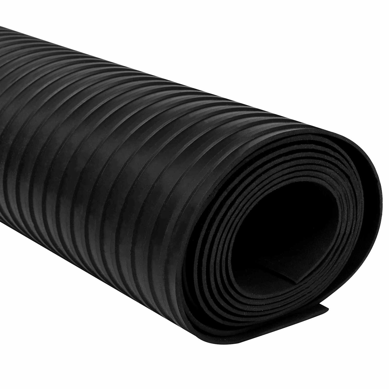 Gulvmåtte Sort 1 x 5 m Gummi
