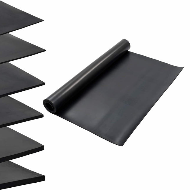 Gulvmåtte Sort 1,2 x 2 m Gummi