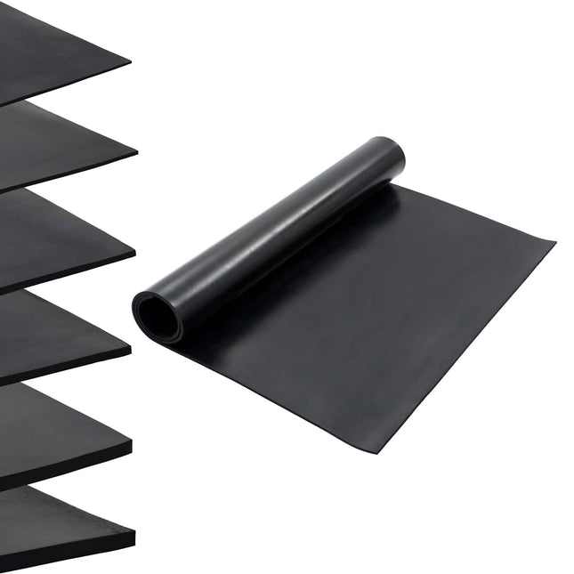 Gulvmåtte Sort 1,2 x 2 m Gummi