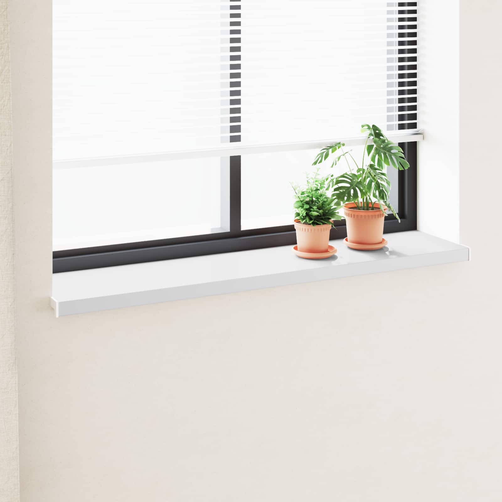 Vindueskarm Hvid 120 x 30 x 4,5 cm PVC