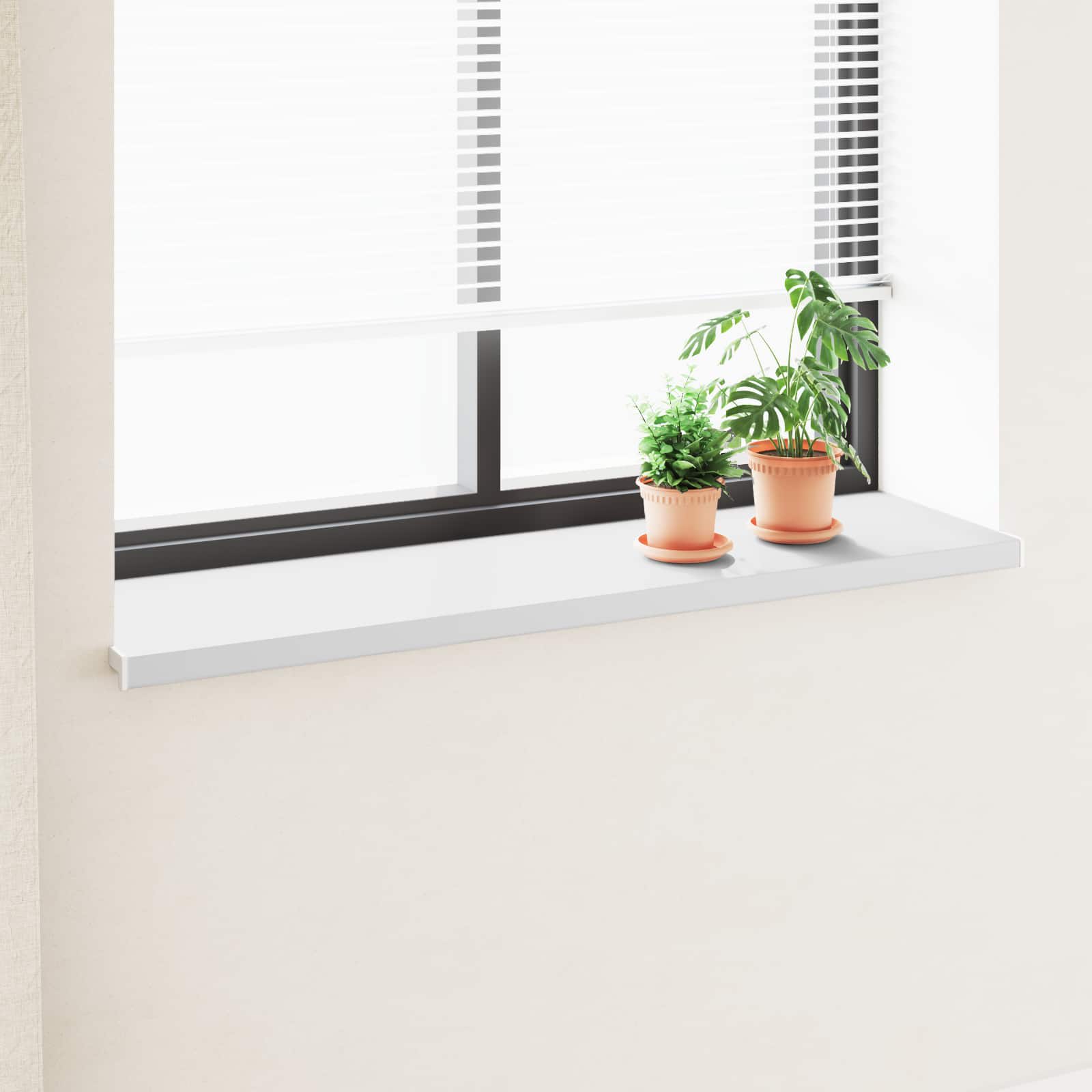Vindueskarm Hvid 120 x 45 x 4,5 cm PVC