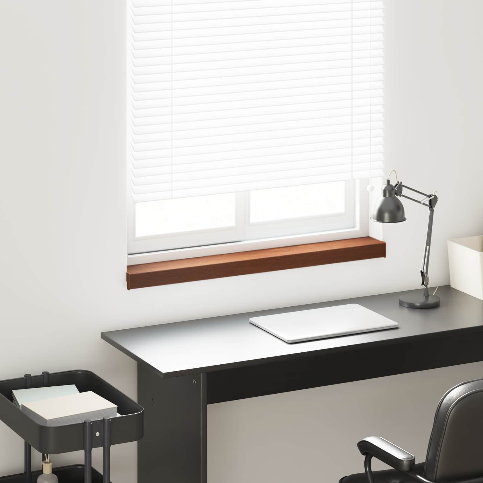 Vindueskarm Brun træ 80 x 15 x 4,5 cm PVC