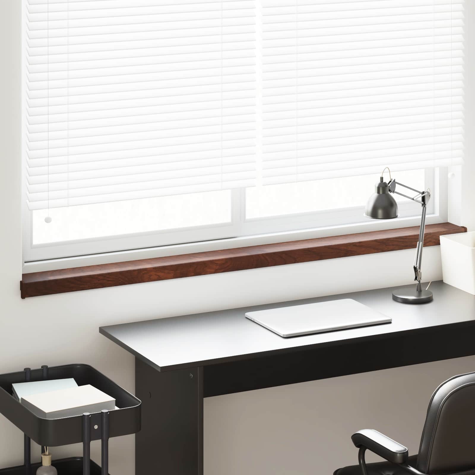Vindueskarm Brun træ 160 x 15 x 4,5 cm PVC