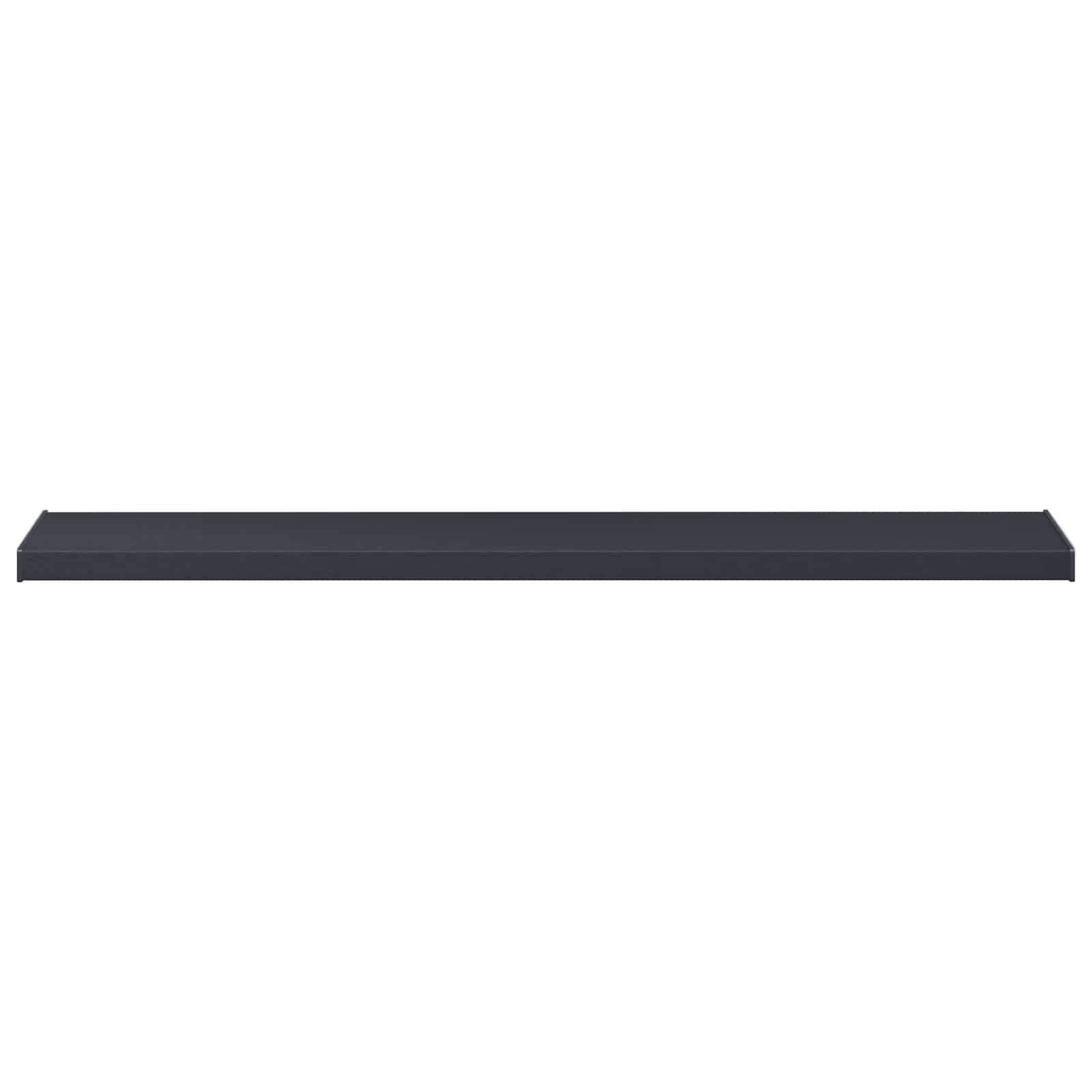 Vindueskarm Anthracit med træstruktur 120 x 30 x 4,5 cm PVC