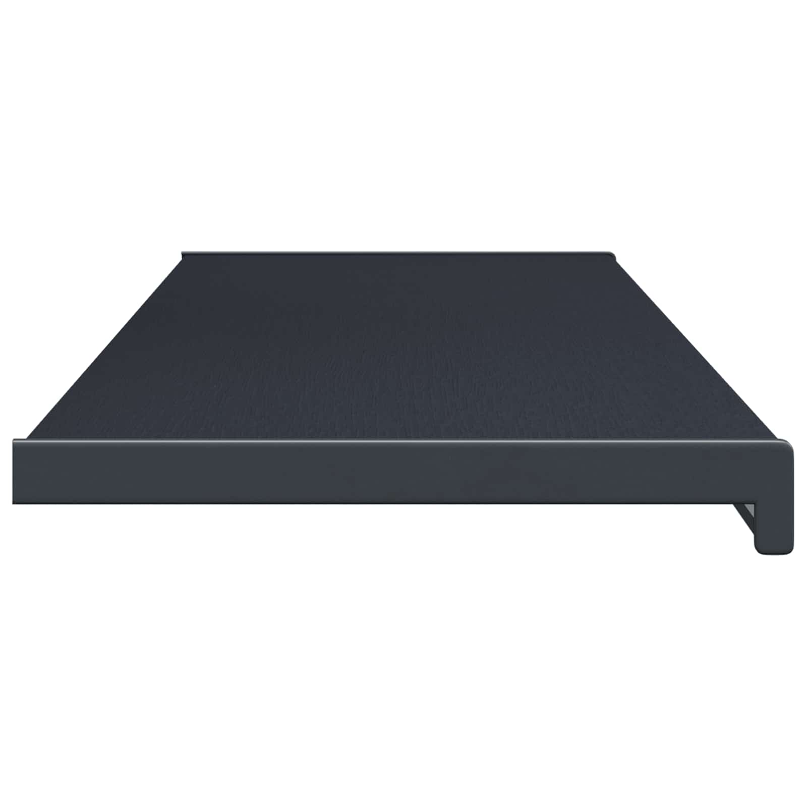 Vindueskarm Anthracit med træstruktur 120 x 30 x 4,5 cm PVC