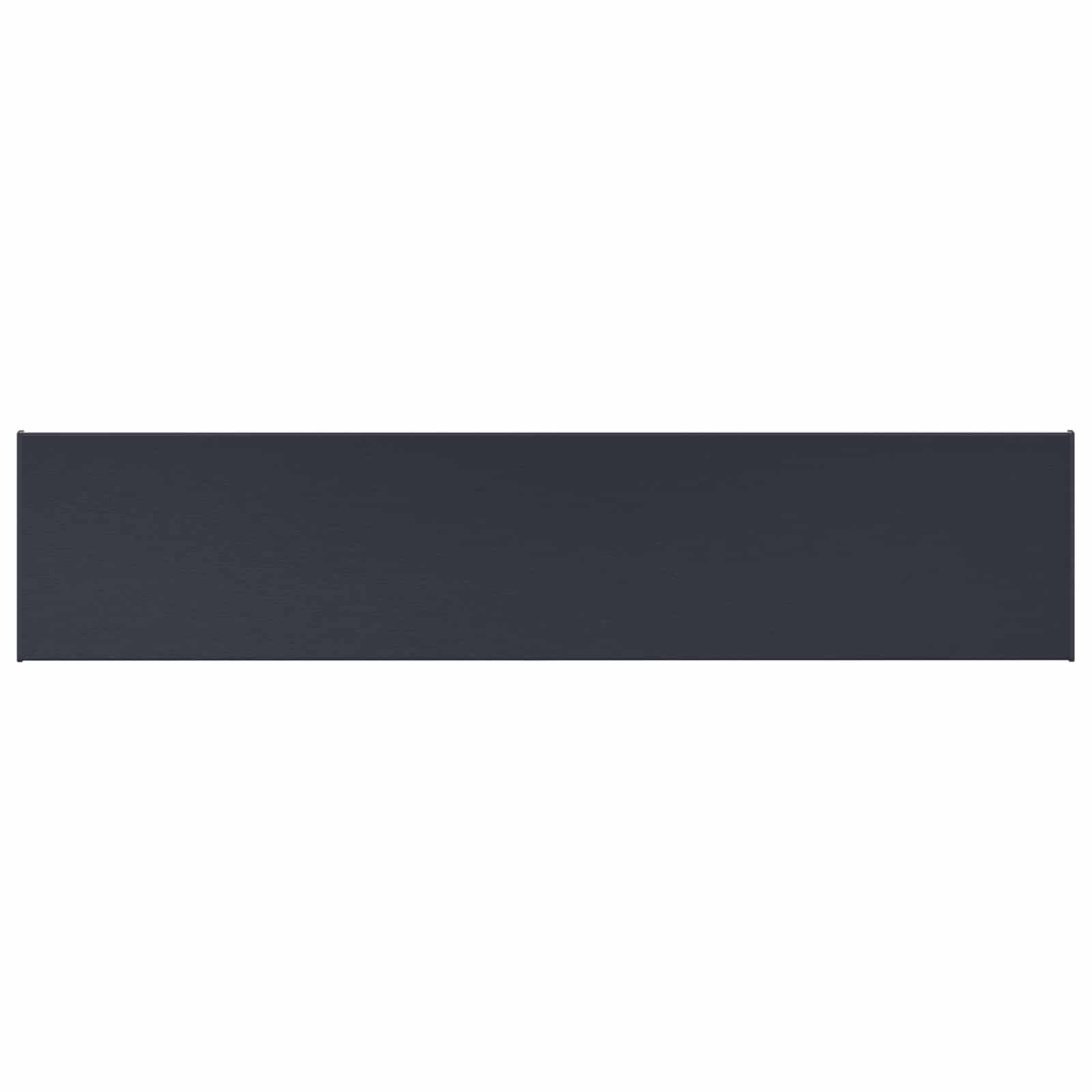 Vindueskarm Anthracit med træstruktur 120 x 30 x 4,5 cm PVC