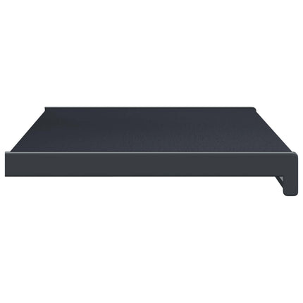 Vindueskarm Anthracit med træstruktur 80 x 35 x 4,5 cm PVC