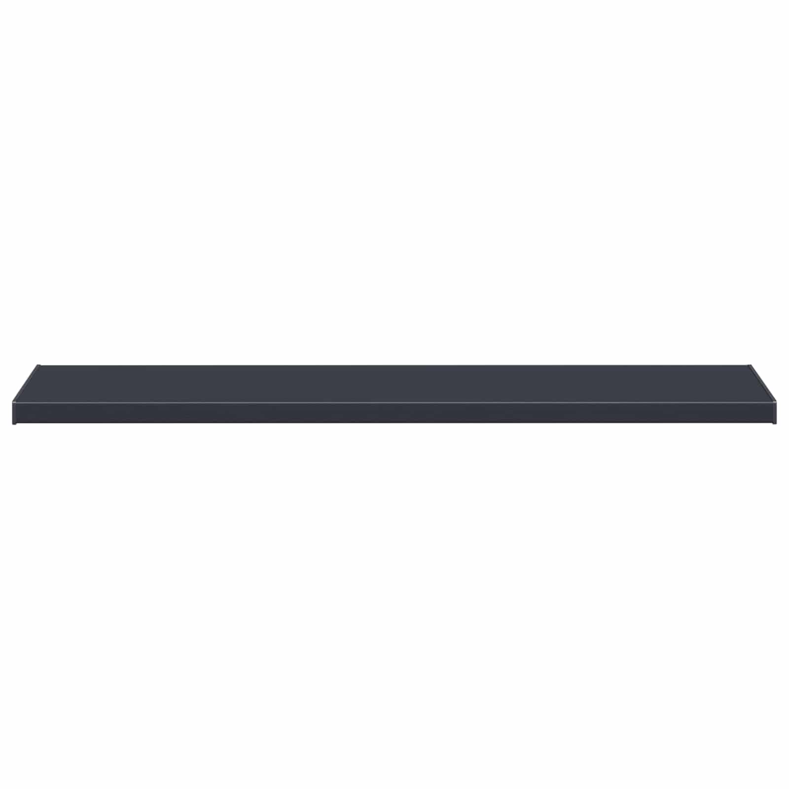 Vindueskarm Anthracit med træstruktur 160 x 40 x 4,5 cm PVC
