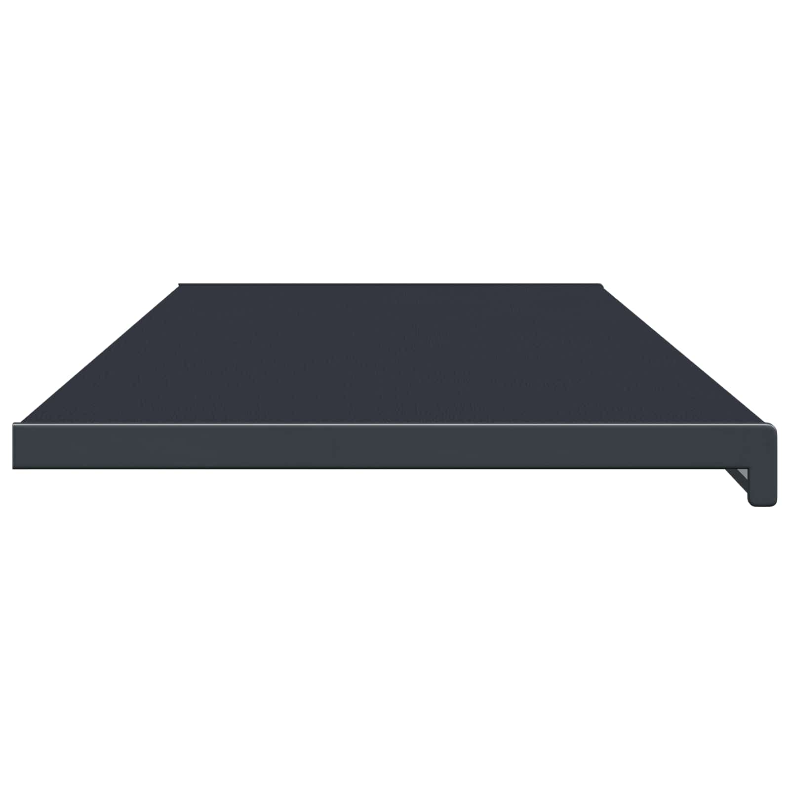 Vindueskarm Anthracit med træstruktur 120 x 45 x 4,5 cm PVC