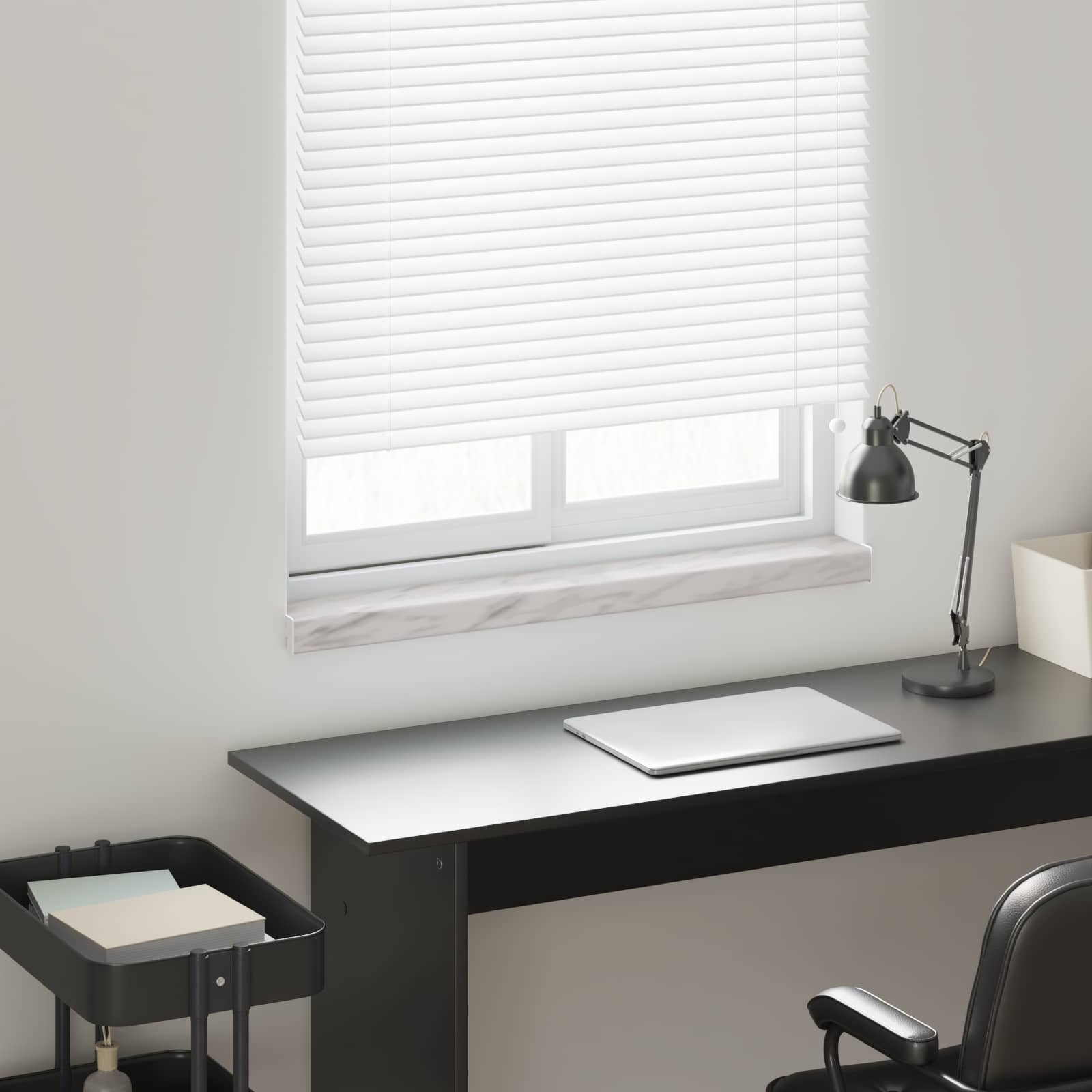 Vindueskarm Marmor tekstur 100 x 10 x 4,5 cm PVC