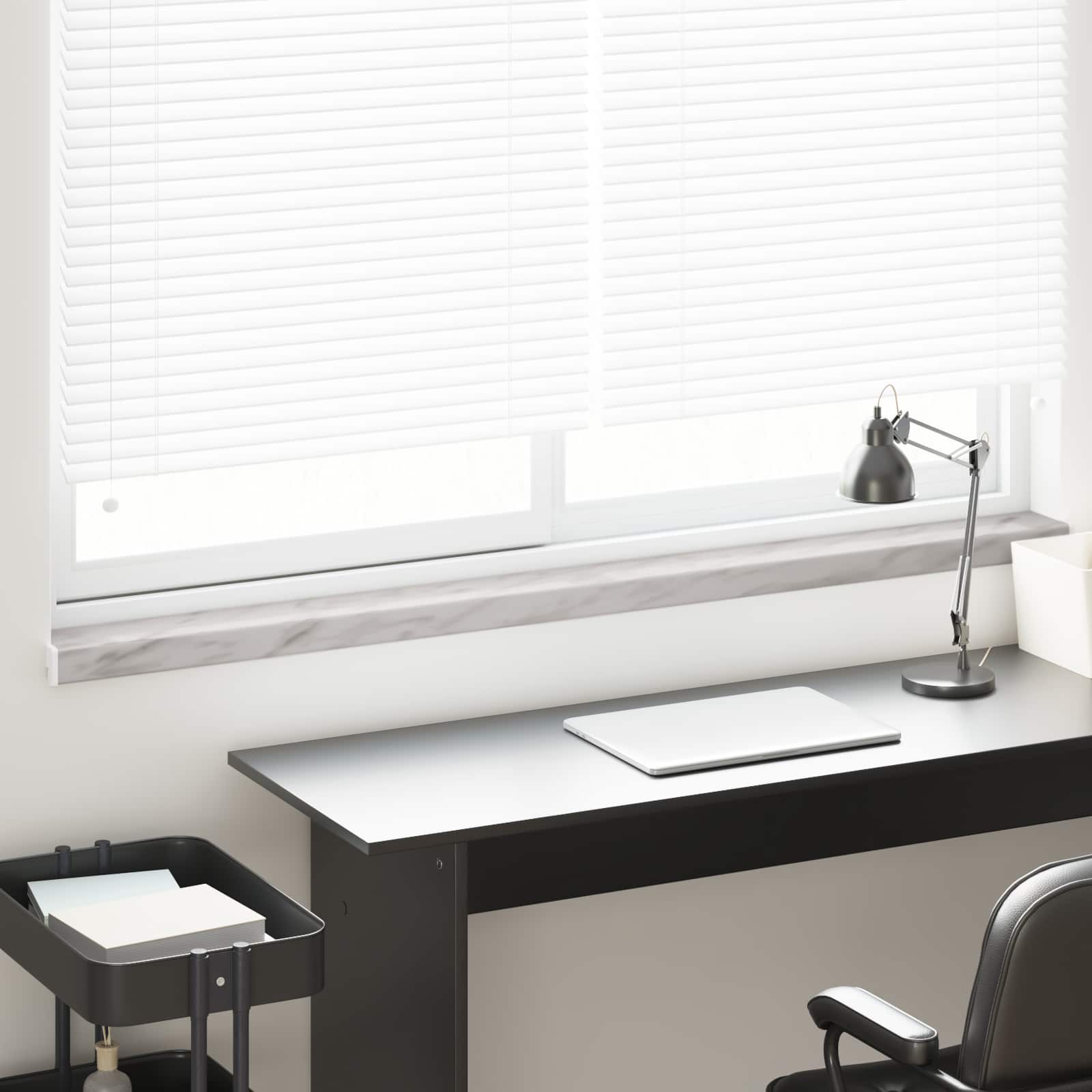 Vindueskarm Marmor tekstur 160 x 10 x 4,5 cm PVC