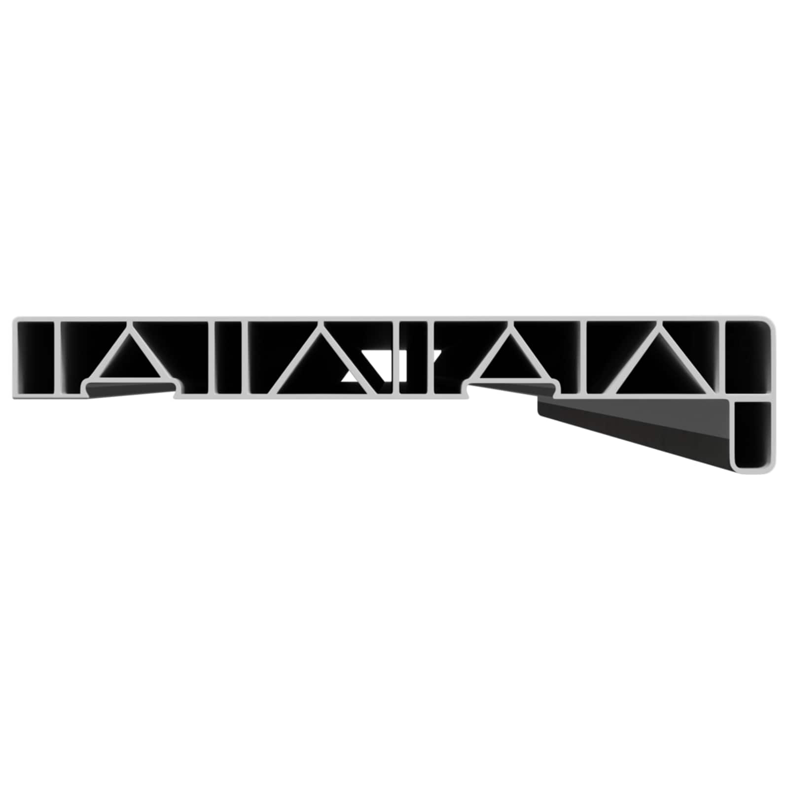 Vindueskarm Marmor tekstur 140 x 20 x 4,5 cm PVC