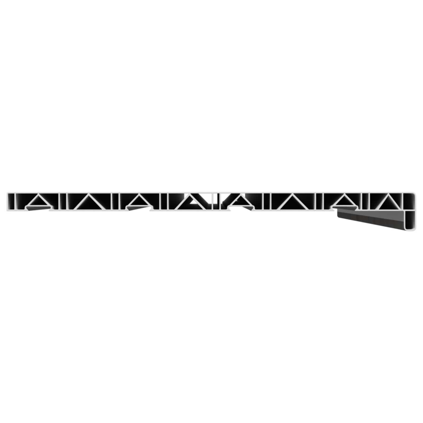 Vindueskarm Marmor tekstur 100 x 45 x 4,5 cm PVC