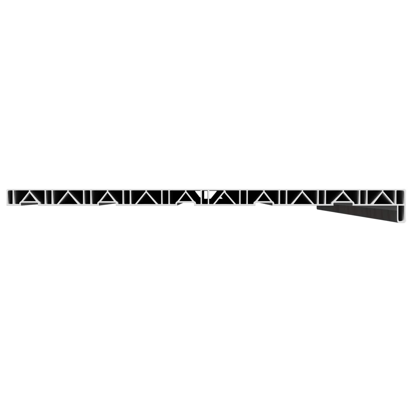 Vindueskarm Marmor tekstur 160 x 50 x 4,5 cm PVC