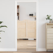 Svingdøre 2 pcs Naturfarvet Massivt fyrretræ