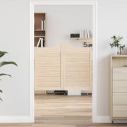 Svingdøre 2 pcs Naturfarvet Massivt fyrretræ