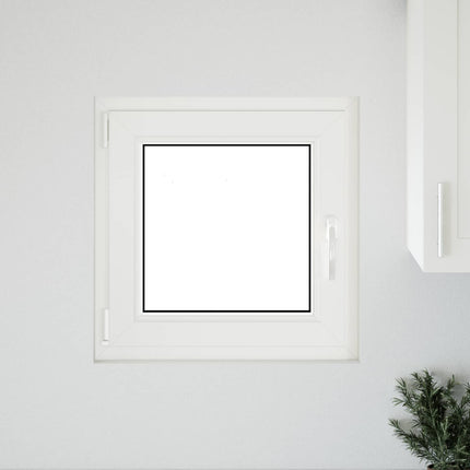 Kældervindue indvendig farve hvid RISOR 50 x 50 cm