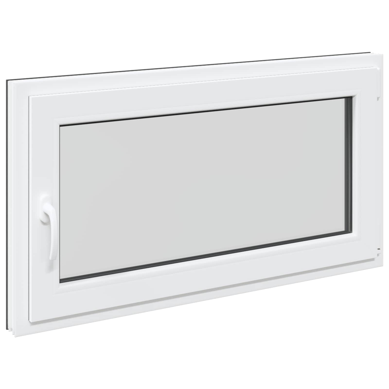 Kældervindue RISOR 110 x 60 cm PVC og glas Antracit