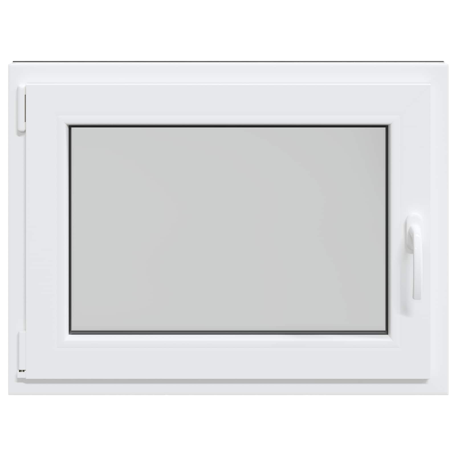 Kældervindue RISOR 80 x 60 cm PVC og glas Antracit