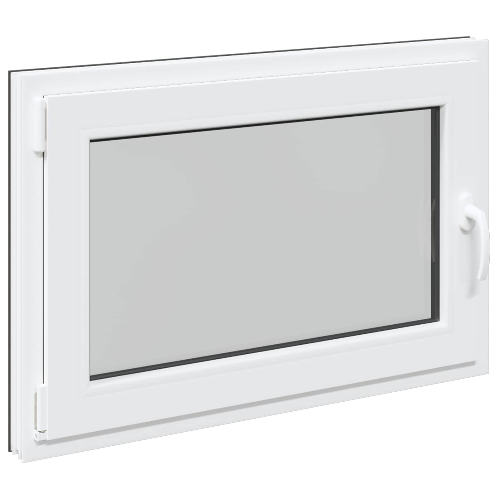 Kældervindue RISOR 90 x 60 cm PVC og glas Antracit