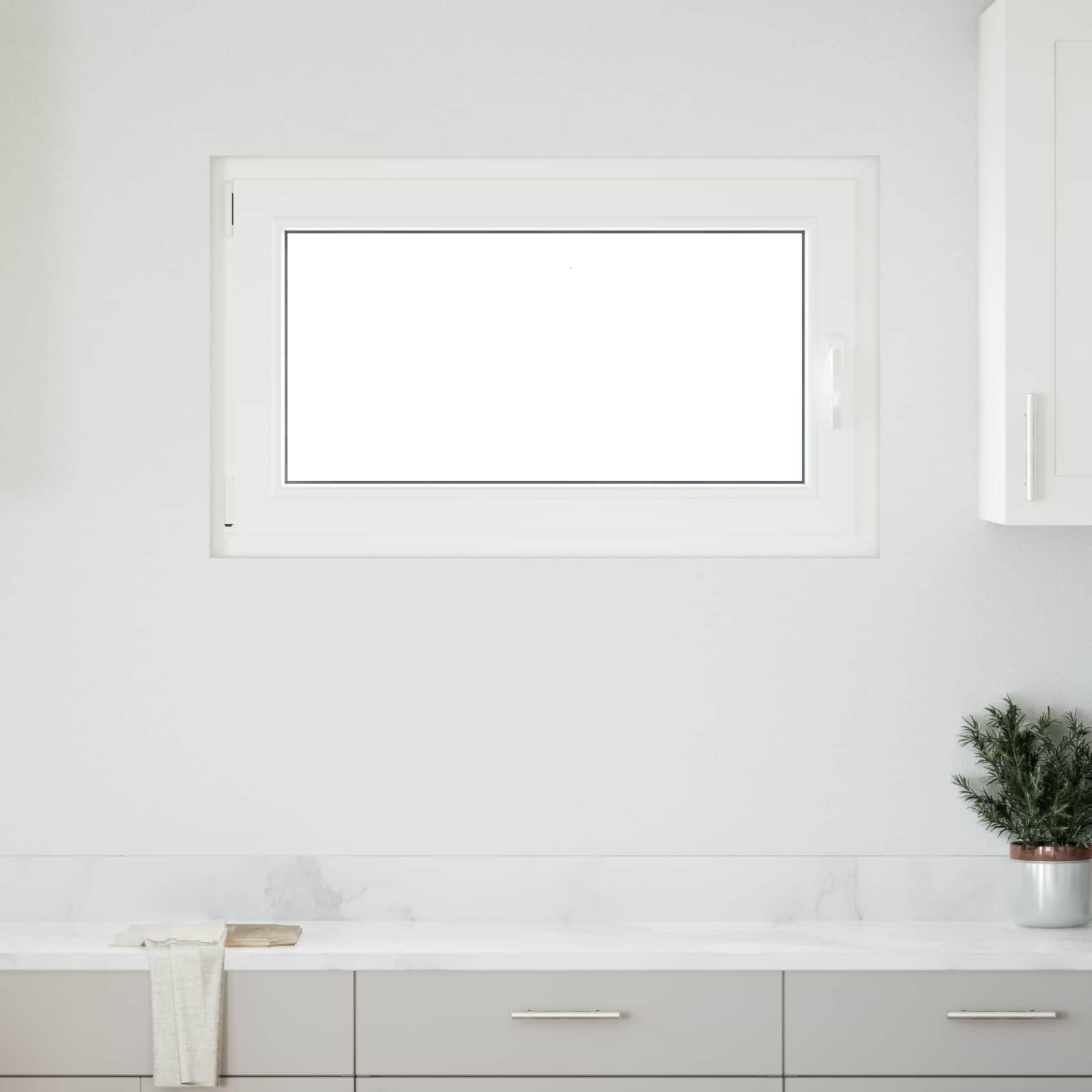 Kældervindue RISOR 100 x 60 cm PVC og glas Antracit