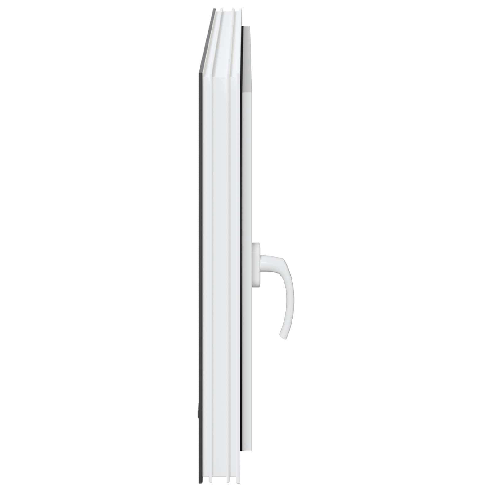 Kældervindue RISOR 100 x 70 cm PVC og glas Antracit