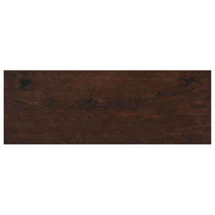 Trappetrin 2 stk. 80 x 25 x 2 cm Mørk Brun Solid bøg