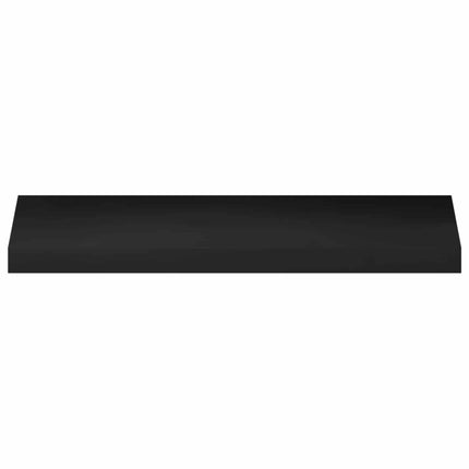Trappetrin 2 stk. 80 x 30 x 2 cm Sort Solid bøg