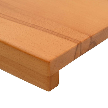 Trappetrin 4 stk. 110 x 25 x 2 cm Lys Brun Solid bøg