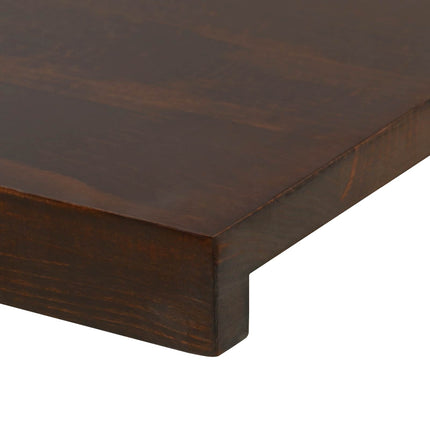 Trappetrin 4 stk. 80 x 25 x 2 cm Mørk Brun Solid bøg