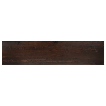 Trappetrin 4 stk. 110 x 25 x 2 cm Mørk Brun Solid bøg