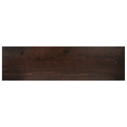 Trappetrin 4 stk. 90 x 30 x 2 cm Mørk Brun Solid bøg